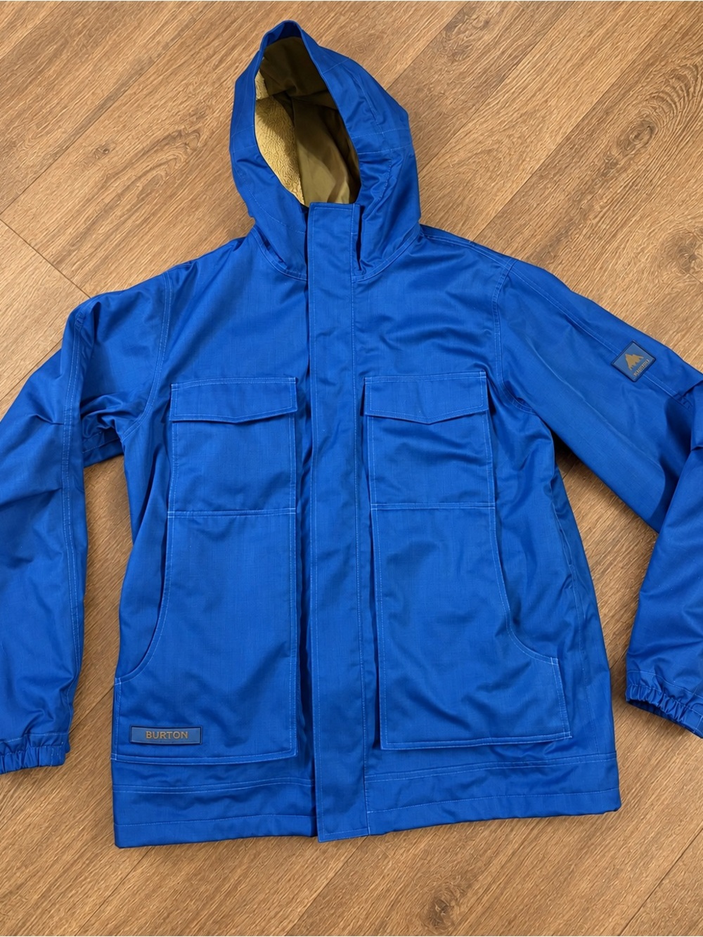 Vintage Y2K Burton DryRide Blue Sherpa Lined Snowboard Jacket Men’s large